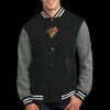 Fleece Letterman Jacket Thumbnail