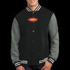 Fleece Letterman Jacket Thumbnail