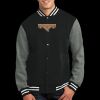 Fleece Letterman Jacket Thumbnail