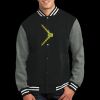 Fleece Letterman Jacket Thumbnail