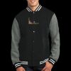 Fleece Letterman Jacket Thumbnail