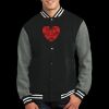 Fleece Letterman Jacket Thumbnail
