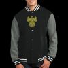Fleece Letterman Jacket Thumbnail