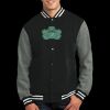 Fleece Letterman Jacket Thumbnail