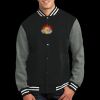 Fleece Letterman Jacket Thumbnail