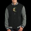Fleece Letterman Jacket Thumbnail