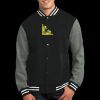 Fleece Letterman Jacket Thumbnail