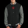 Fleece Letterman Jacket Thumbnail