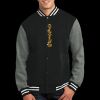 Fleece Letterman Jacket Thumbnail