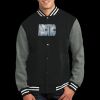 Fleece Letterman Jacket Thumbnail