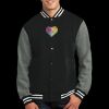 Fleece Letterman Jacket Thumbnail