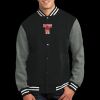 Fleece Letterman Jacket Thumbnail