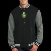Fleece Letterman Jacket Thumbnail