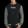 Fleece Letterman Jacket Thumbnail