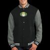 Fleece Letterman Jacket Thumbnail