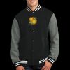 Fleece Letterman Jacket Thumbnail