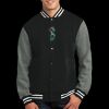 Fleece Letterman Jacket Thumbnail
