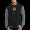 Fleece Letterman Jacket Thumbnail