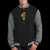Fleece Letterman Jacket Thumbnail