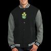 Fleece Letterman Jacket Thumbnail