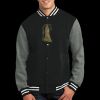 Fleece Letterman Jacket Thumbnail