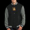 Fleece Letterman Jacket Thumbnail