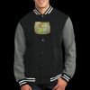 Fleece Letterman Jacket Thumbnail
