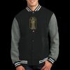 Fleece Letterman Jacket Thumbnail
