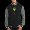 Fleece Letterman Jacket Thumbnail