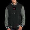 Fleece Letterman Jacket Thumbnail