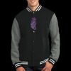 Fleece Letterman Jacket Thumbnail