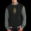Fleece Letterman Jacket Thumbnail