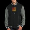 Fleece Letterman Jacket Thumbnail