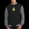 Fleece Letterman Jacket Thumbnail