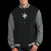 Fleece Letterman Jacket Thumbnail