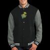Fleece Letterman Jacket Thumbnail