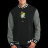 Fleece Letterman Jacket Thumbnail