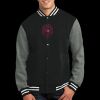 Fleece Letterman Jacket Thumbnail