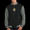 Fleece Letterman Jacket Thumbnail