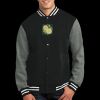 Fleece Letterman Jacket Thumbnail