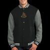 Fleece Letterman Jacket Thumbnail