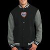 Fleece Letterman Jacket Thumbnail