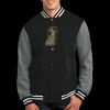 Fleece Letterman Jacket Thumbnail