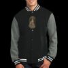 Fleece Letterman Jacket Thumbnail