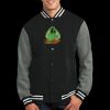 Fleece Letterman Jacket Thumbnail