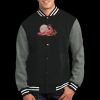 Fleece Letterman Jacket Thumbnail