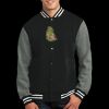Fleece Letterman Jacket Thumbnail