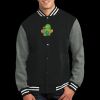 Fleece Letterman Jacket Thumbnail