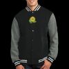 Fleece Letterman Jacket Thumbnail