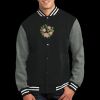 Fleece Letterman Jacket Thumbnail